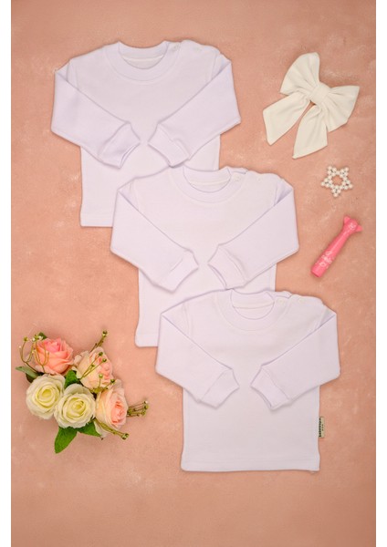 Omuz Patlı Uzun Kol 3/'Lü Paket Body