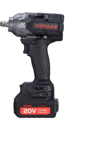 RC8803 1/2'' 20 Volt Li-Lon Akülü Kömürsüz Darbeli Somun Sıkma 1080 Nm 110 Kgm
