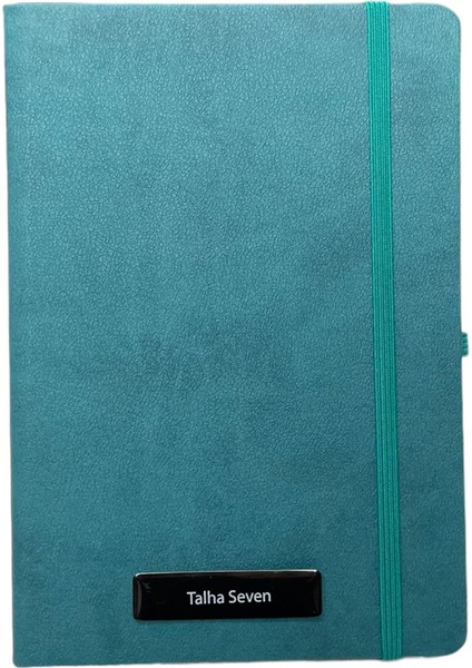 Notebook Termo Deri 15X21 Kenar Boyalı Çizgili Lastikli Çizgili Defter - Kişiye Özel Isimli Hediye