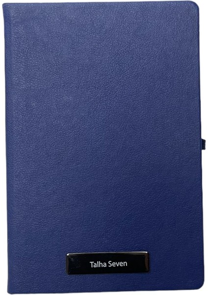 Notebook Termo Deri 15X21 Kenar Boyalı Çizgili Lastikli Çizgili Defter - Kişiye Özel Isimli Hediye