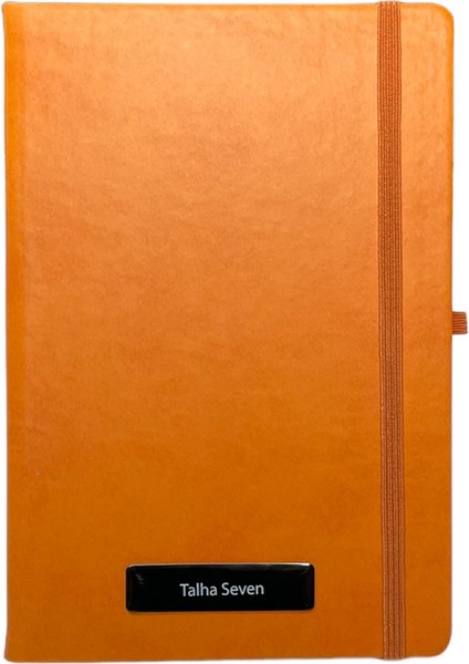 Notebook Termo Deri 15X21 Kenar Boyalı Çizgili Lastikli Çizgili Defter - Kişiye Özel Isimli Hediye