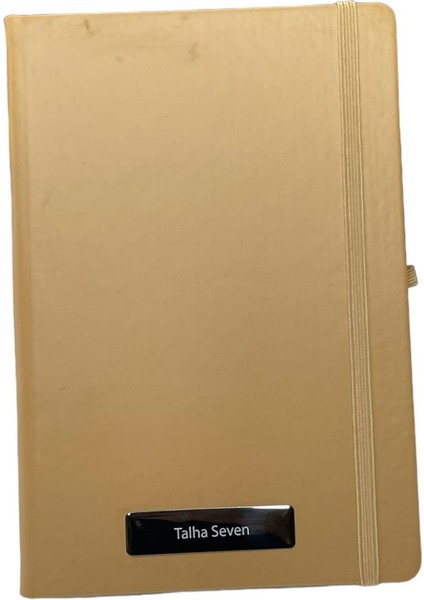 Notebook Termo Deri 15X21 Kenar Boyalı Çizgili Lastikli Çizgili Defter - Kişiye Özel Isimli Hediye