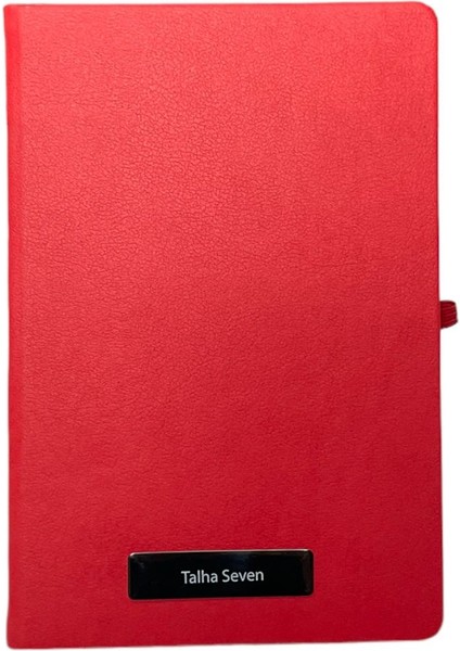 Notebook Termo Deri 15X21 Kenar Boyalı Çizgili Lastikli Çizgili Defter - Kişiye Özel Isimli Hediye