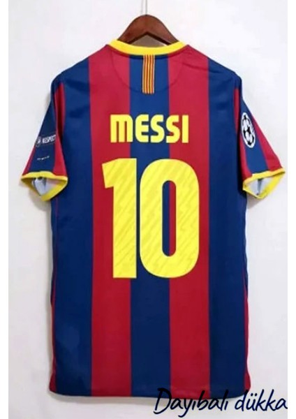 Barcelona Lionel Messi 2010 2011 Kısa Kol Sampiyonlar Ligi Içsaha Forması