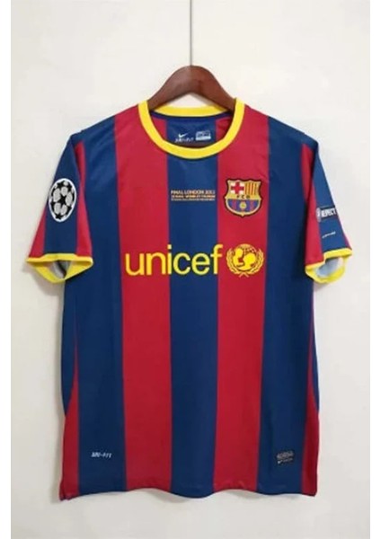 Barcelona Lionel Messi 2010 2011 Kısa Kol Sampiyonlar Ligi Içsaha Forması