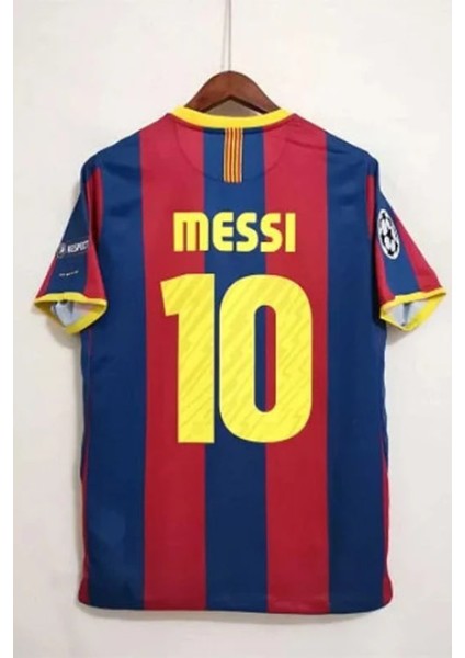 Barcelona Lionel Messi 2010 2011 Kısa Kol Sampiyonlar Ligi Içsaha Forması