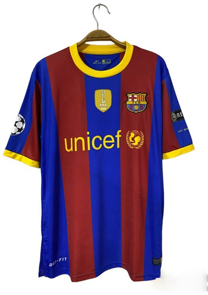 Barcelona Lionel Messi 2010 2011 Kısa Kol Sampiyonlar Ligi Içsaha Forması