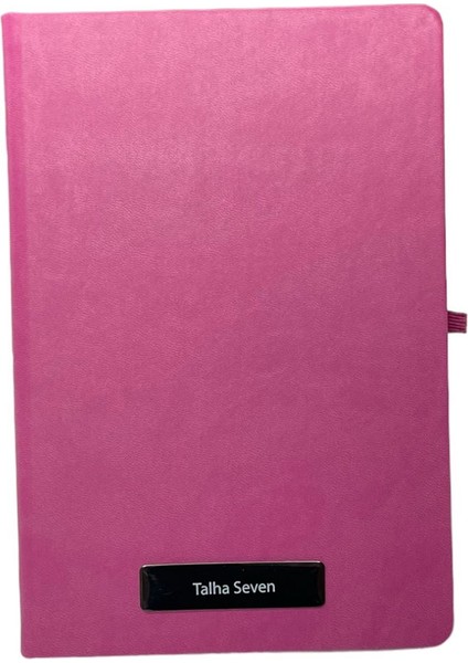 Notebook Termo Deri 15X21 Kenar Boyalı Çizgili Lastikli Çizgili Defter - Kişiye Özel Isimli Hediye