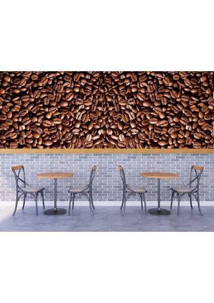 Kahve Çekirdeği Cafe Duvar Kağıdı Baskı fırsatları