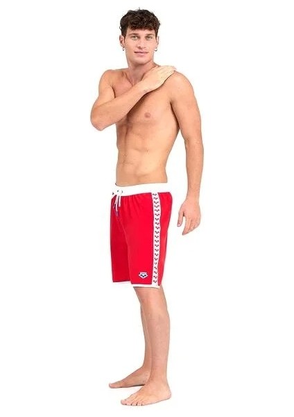 Icons Team Stripe Erkek Kırmızı Bermuda Şort 004298410 fiyatları