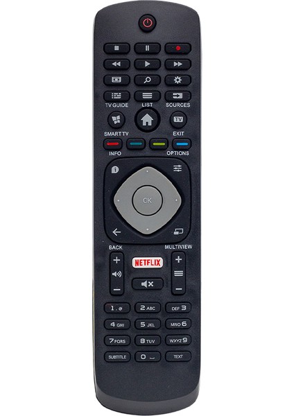 Kl Philips Smart Tuşlu Netflix LCD LED Tv Kumandası Uzaktan Kumanda