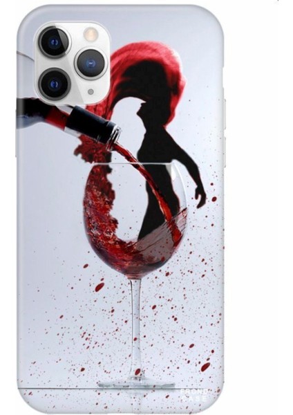 Apple iPhone 11 Pro Max Uyumlu Şarap Telefon Kılıfı