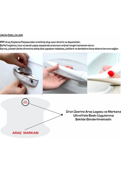 Honda City Araçları Için Uyumlu Kapı Içi Çizik Önleyi Seti 8'li fırsatları