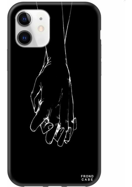 Apple iPhone 11 Sevgili El Siyah Telefon Kılıfı