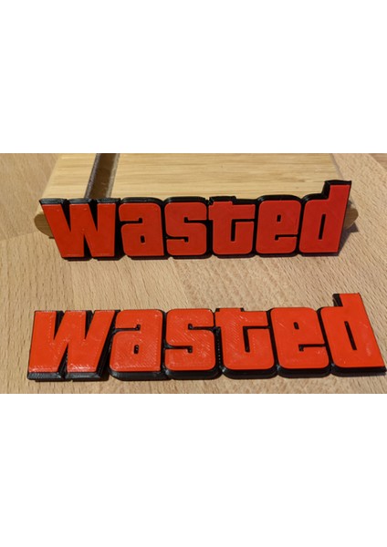 Gta Wasted Yazısı, Yapışkanlı 'Wasted' Duvar Süsü, Gta Duvar Dekoru