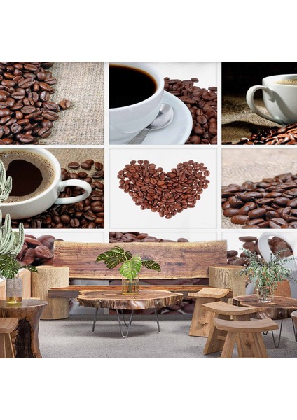 Kahve Cafe Duvar Kağıdı Baskı