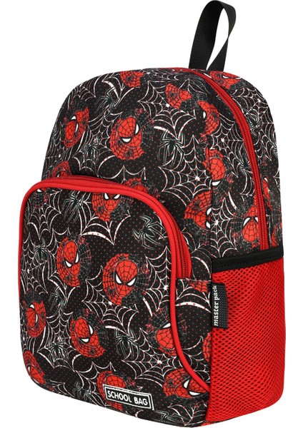 Yeni Sezon Speedy Örümcek Desenli Suluk Cepli Erkek Çocuk Anaokul Kreş Sırt Çantası modelleri