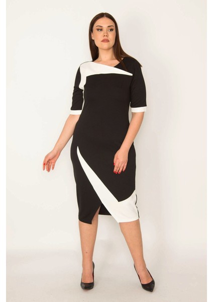 Kadın Renk Kombinli Elbise fiyatları