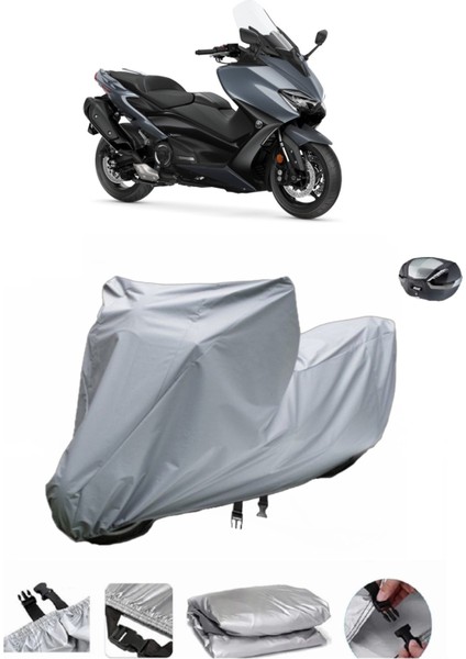Yamaha Tmax 560 Motosiklet Brandası Arka Çanta Uyumlu