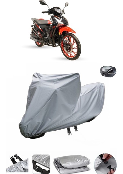 Arora Smart 50 Motosiklet Brandası Arka Çanta Uyumlu