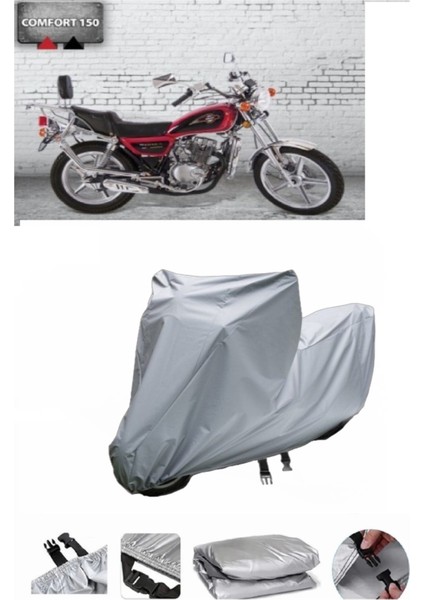 Falcon Comfort 180 Motosiklet Brandası Arka Çanta Uyumlu Değildir