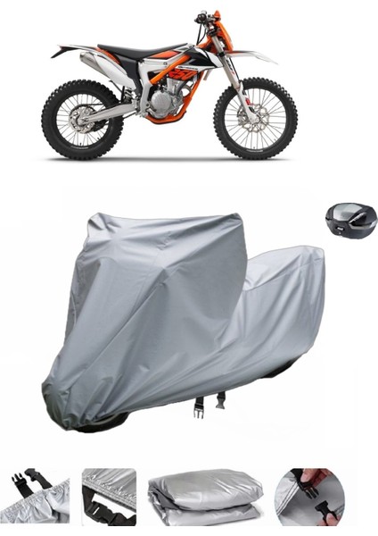 Ktm 250 Freeride R Motosiklet Brandası Arka Çanta Uyumlu
