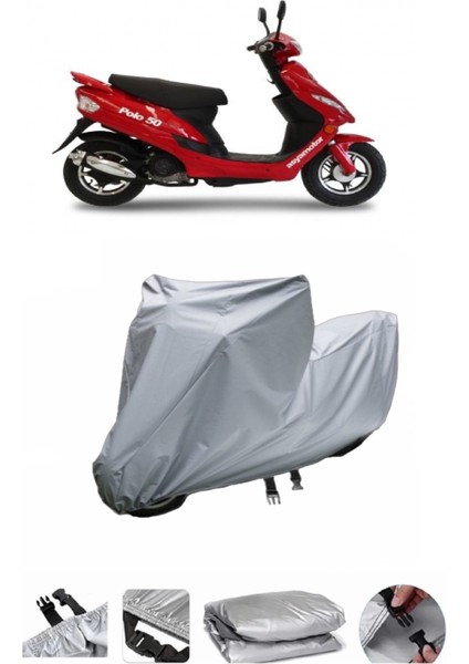 Asya Polo 50 Motosiklet Brandası Arka Çanta Uyumlu Değildir