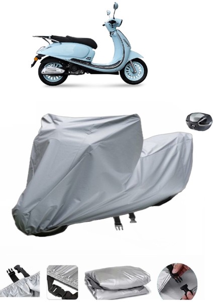 Yuki Margherita 50 Motosiklet Brandası Arka Çanta Uyumlu