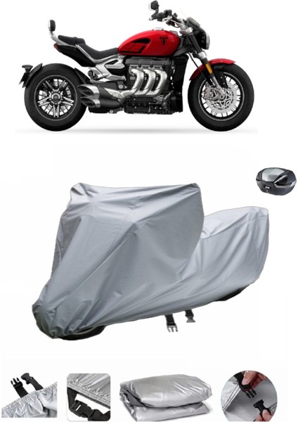Triumph Rocket 3 Gt Motosiklet Brandası Arka Çanta Uyumlu