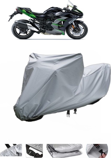 Kawasaki Ninja H2 Sx Motosiklet Brandası Arka Çanta Uyumlu Değildir