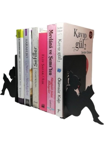 Şık Metal Kitap Desteği Seti, Ev ve Ofis İçin Dekoratif ve Kullanışlı Tasarım fırsatları