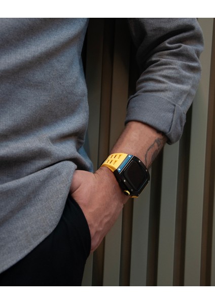 Apple Watch Uyumlu 44 - 45 mm Silikon Kordon fiyatları