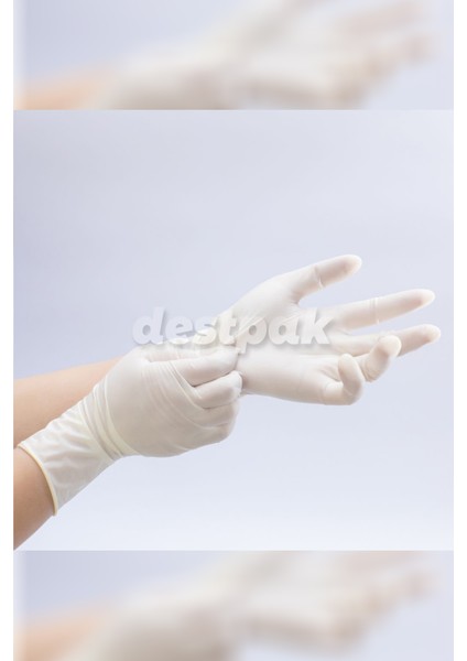 Destpak Bimel Coremed Lateks Pudralı Eldiven - Kullan At Eldiven - Doktor Eldiveni (1 KUTU-100 Adet) fiyatları