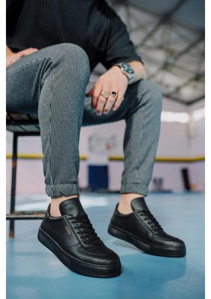 Knack Günlük Ayakkabı 666 Siyah (Siyah Taban) indirimleri