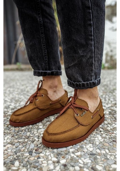 Knack Mevsimlik Keten Ayakkabı 008 Taba fırsatları