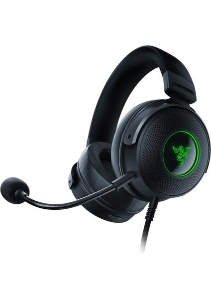 Kraken V3 Hypersense - Haptic Teknolojili Kablolu USB Oyun Kulaklığı (Triforce Titanium 50MM Sür