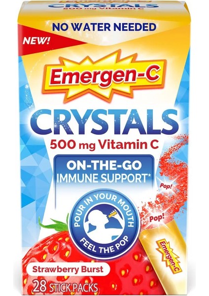 Crystals Strawberry Burst 500 Mg 28 Adet