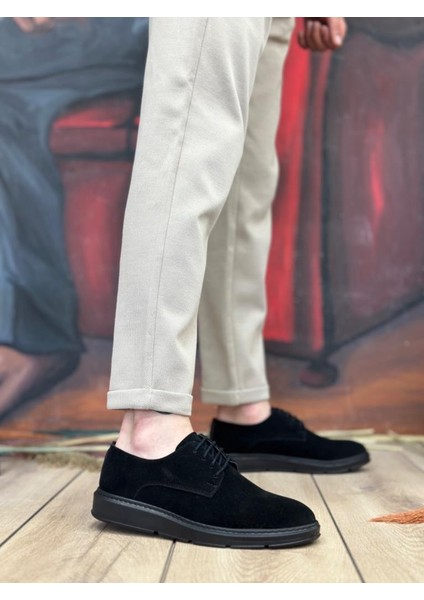 Ba0003 Bağcıklı Süet Klasik Siyah Yüksek Taban Casual Erkek Ayakkabı indirimleri