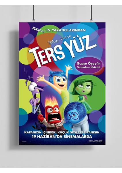 Poster City Ters Yüz Film Posteri - Çerçevesiz Parlak Fotoğraf Kağıdı