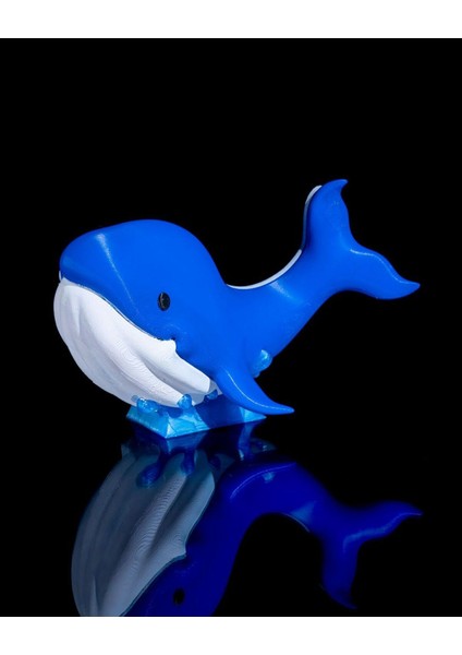 Moby Dick Gece Lambası Çocuk Odası Balina Duvar Lambası Büyük Boy 20CM