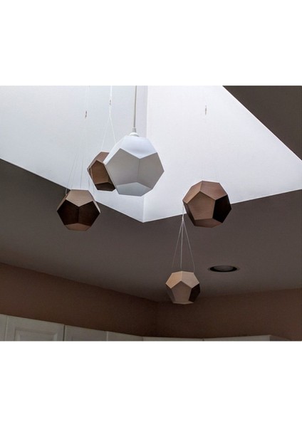 Origami Modern Sarkıt Avize (Tek Top)