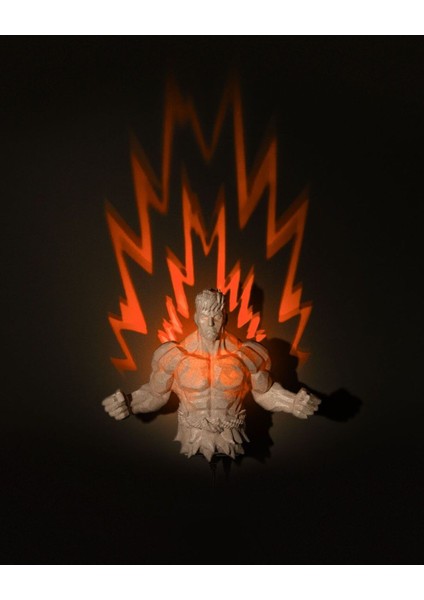 Süper Kahraman Gece Lambası Güçlü Kahraman Lamba Sporcu Gece Lambası 16CM