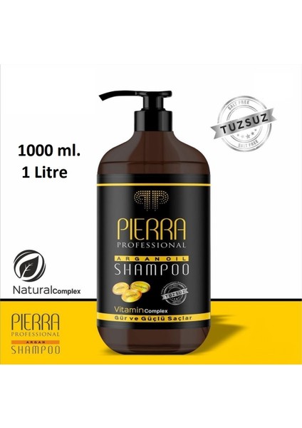 Argan Yağı Parabensiz Sülfatsız Tuzsuz Bakım Şampuanı 1000ML - 1 Litre