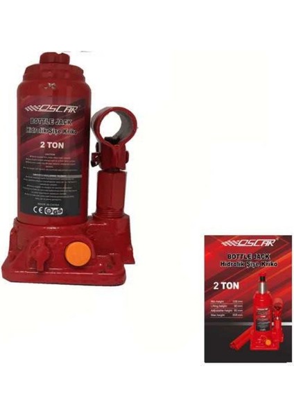 2 Ton Şişe Hidrolik Kriko Üniversal