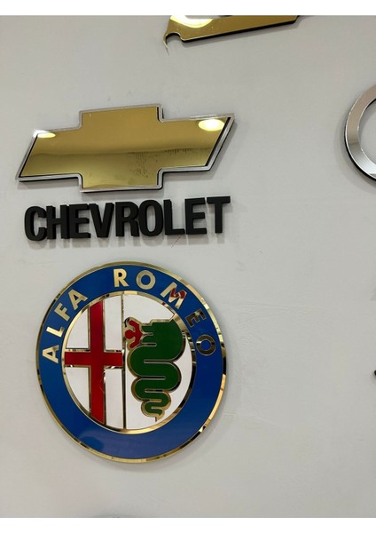 chevrolet Duvar Dekor Araba Logosu