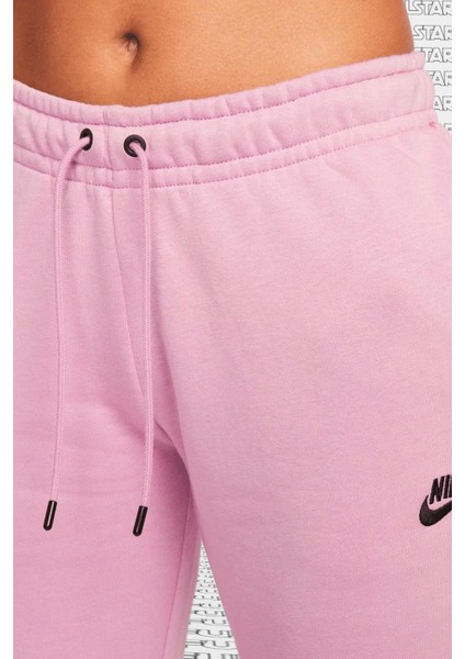 Sportswear Essential Fleece Sweatpant Kadın Pembe Eşofman Altı fırsatları