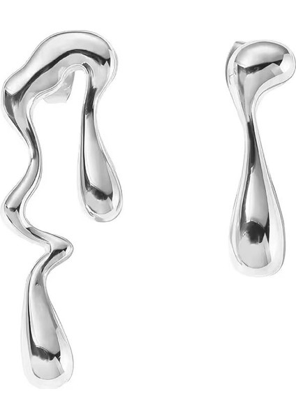 Kadın Küpe Özel Tasarım Küçük Liquit Küpe indirimleri