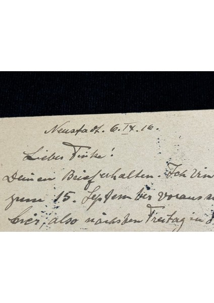 Deutsche Reichspost Antiye 1916 Yılı Alman Reich Döneminden 7 1/2 Pfennig Kendinden Pullu Posta Kartı Postadan Geçmiş fırsatları