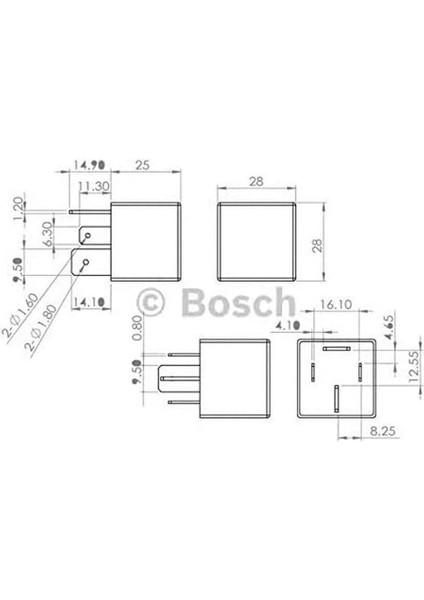 Guc Rolesı 24V 30AH 4uclu 0986AH0083