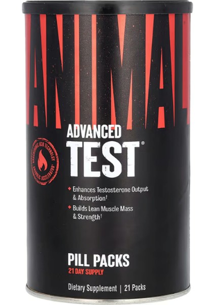 Animal Advanced TEST 21 Pill Packs Paket USA Versiondur